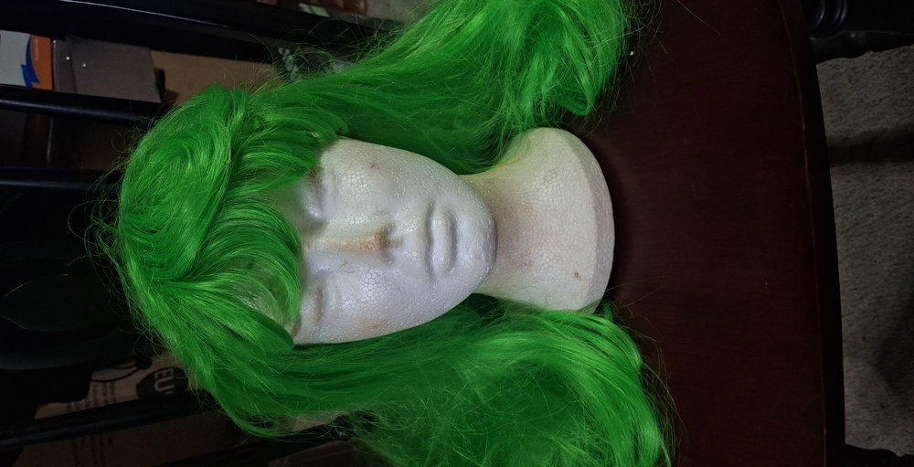 Vibrant Green Women's Wig
